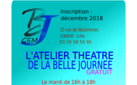 © La Belle journée Affiche atelier théâtre