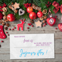 Post fermeture decembre